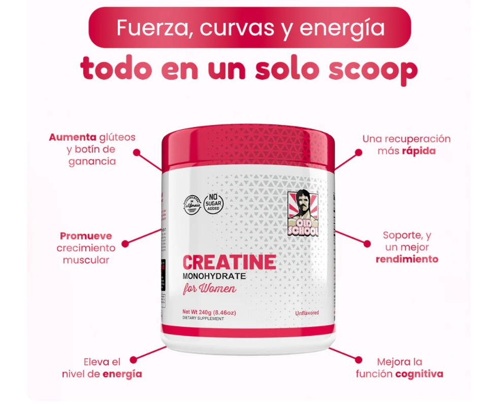 CREATINA AUMENTA 🍑